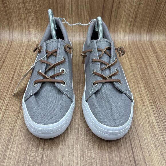 Tommy Bahama Gray Canvas Slip On Cushioned Sneakers Comfort Women's size 10 - Picture 4 of 9